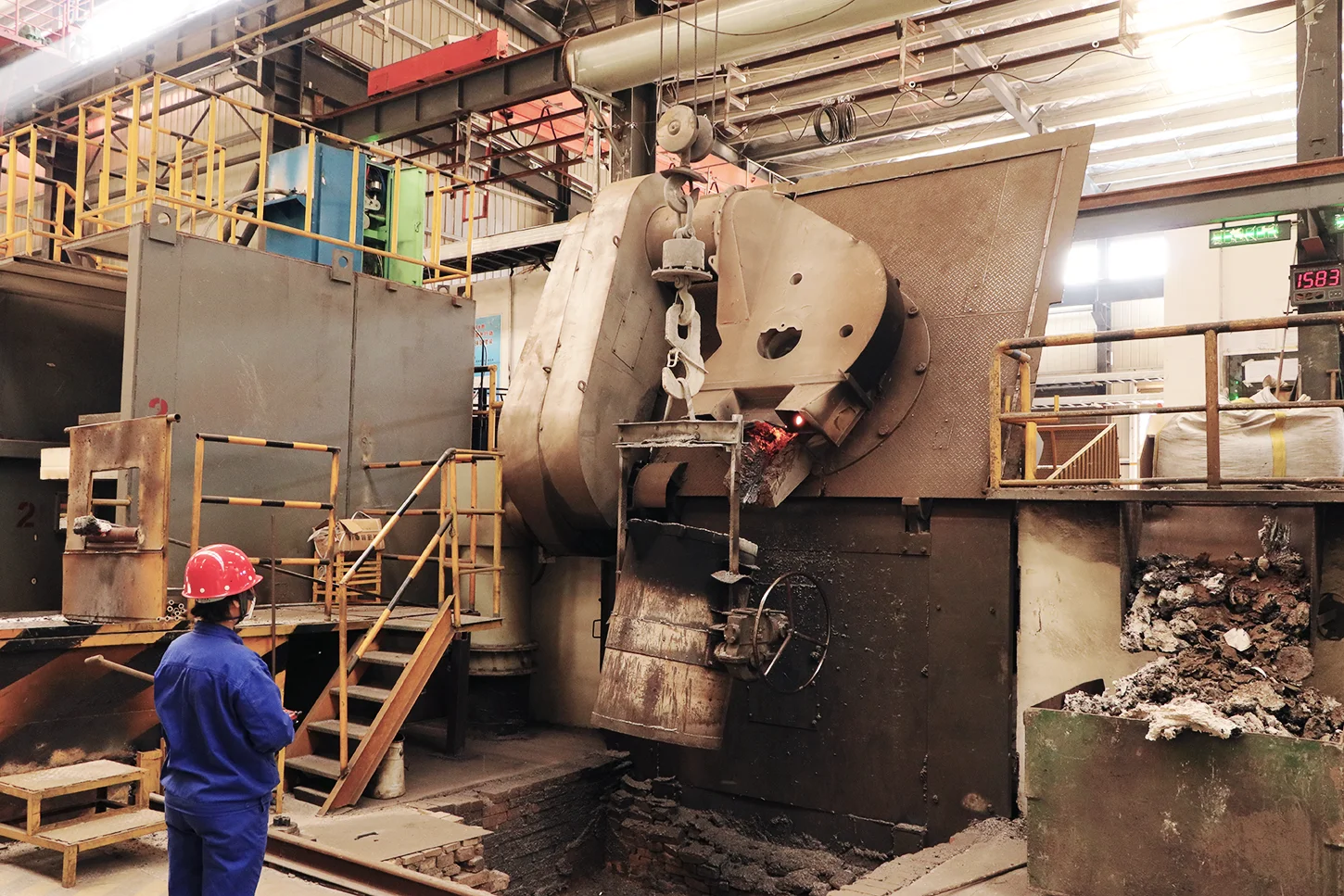 Stainless Steel Melting Scrap 1Tons Foundry Induction Iron Industrial Induction Furnace