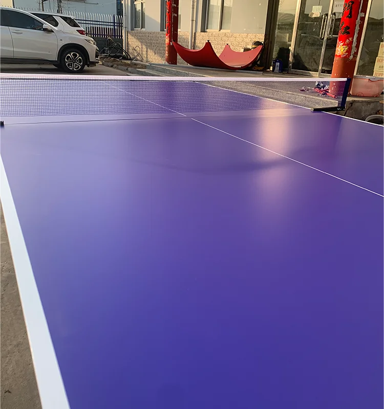 Manufacturer Good Quality Training Indoor Customized Logo Color Pingpong Tennis Table