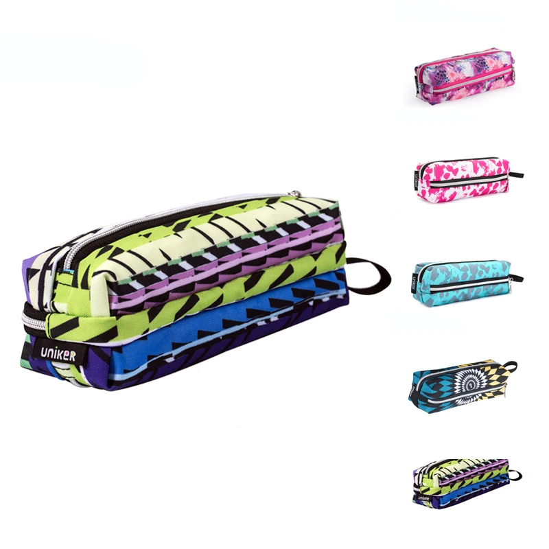 UNIKER Quality Mini Makeup Pencil Case With Zipper for Students