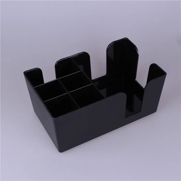 Multifunctional Plastic Bar Accessories Compartments Organizer Condiment Napkin Holder Bar Caddy