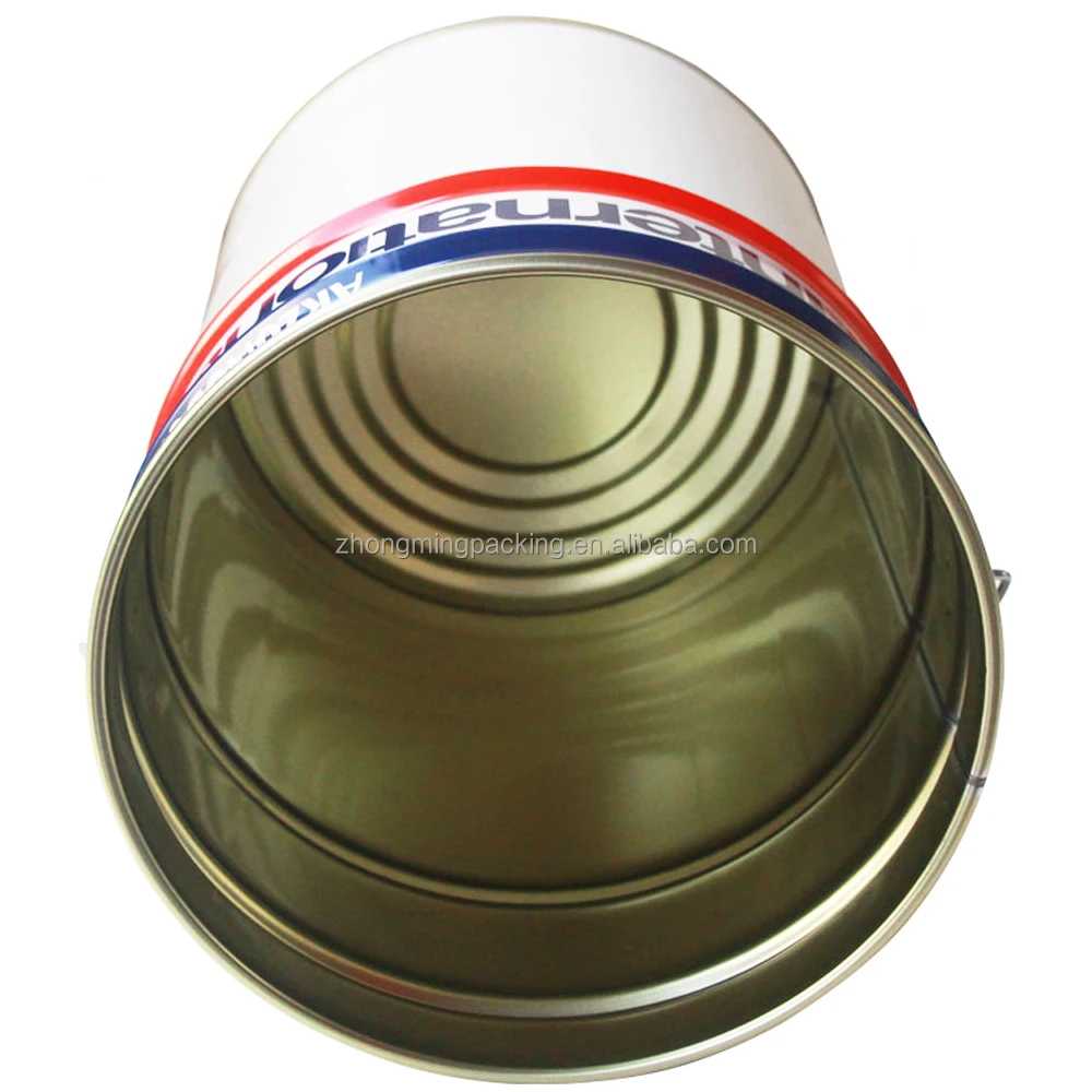 5 Gallon steel bucket/ tin can/drum with lid and handle for oil, water, paint and other chemical