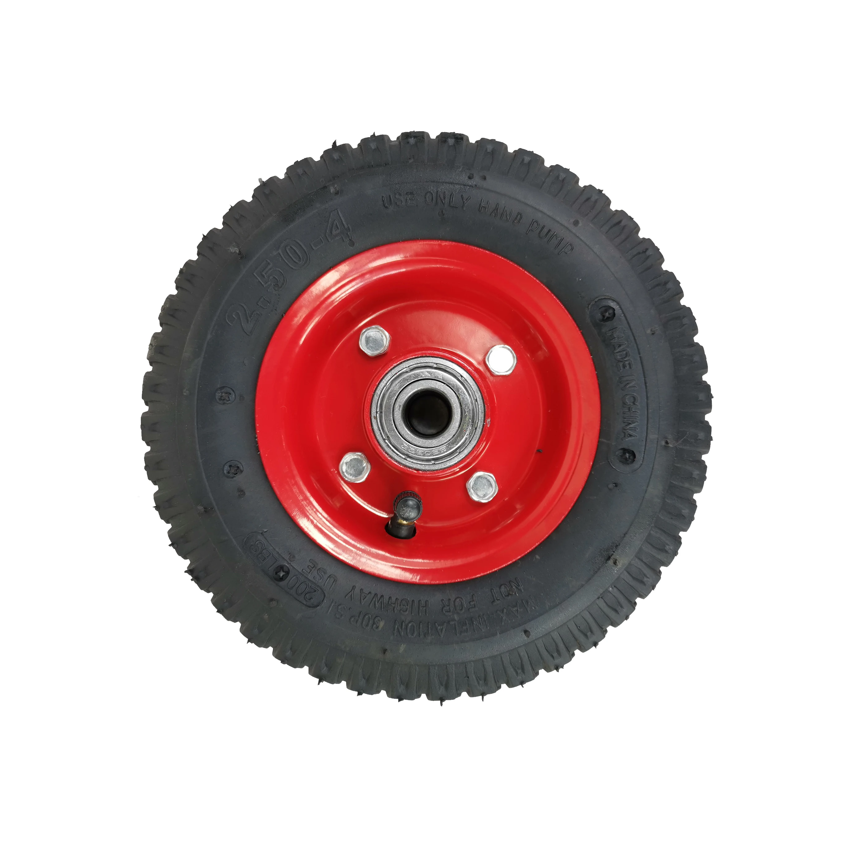 8 inch 2.50 x 4 260 mm pneumatic rubber wheels trolley wheelbarrow wheel