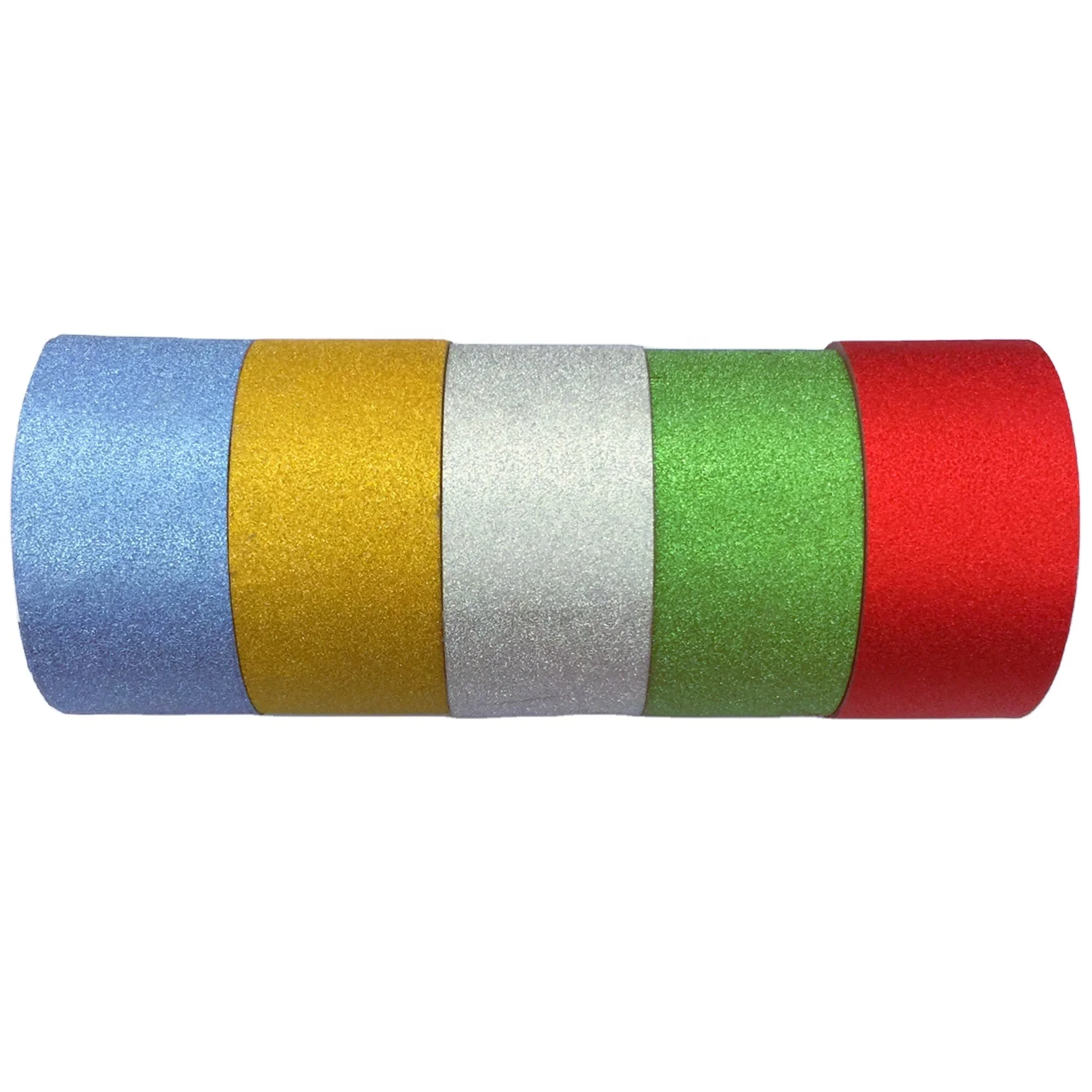 hot selling glitter adhesive tape gift packing tape wall decoration paper tape