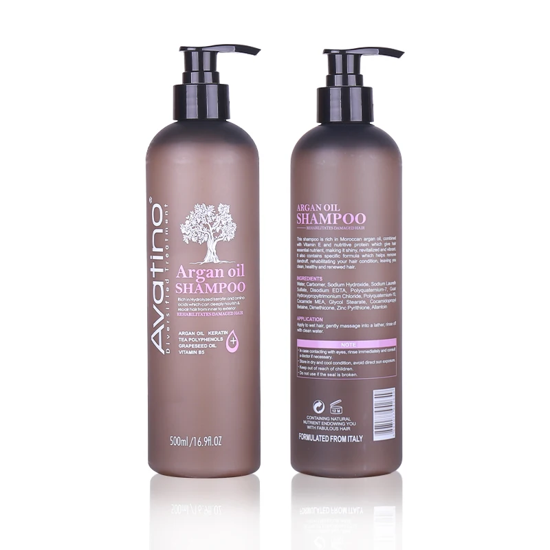 hot sale brand Avatino shampoo argan oil keratin collagen hair growth shampoo hair growth