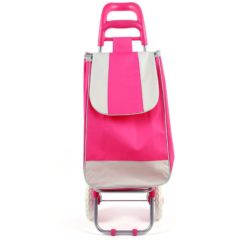 oyvp-994 New Fashion Light Collapsible Wheeled Shopping Trolley Bag Custom Logo Shopping Trolley Bag