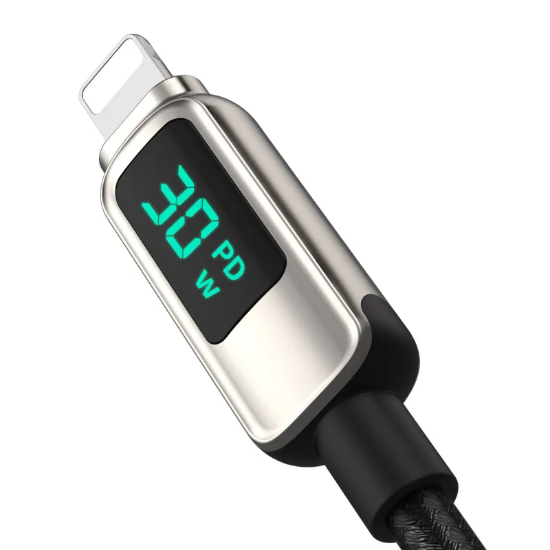 OEM сервис фабрика C T L цинковый сплав 18 Вт pd 20 Вт pd Плетеный usb-кабель для передачи данных быстрое зарядное устройство 1 м кабель