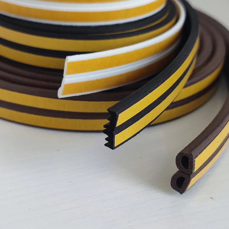Heat resisting various models windproof epdm foam rubber door seals strips