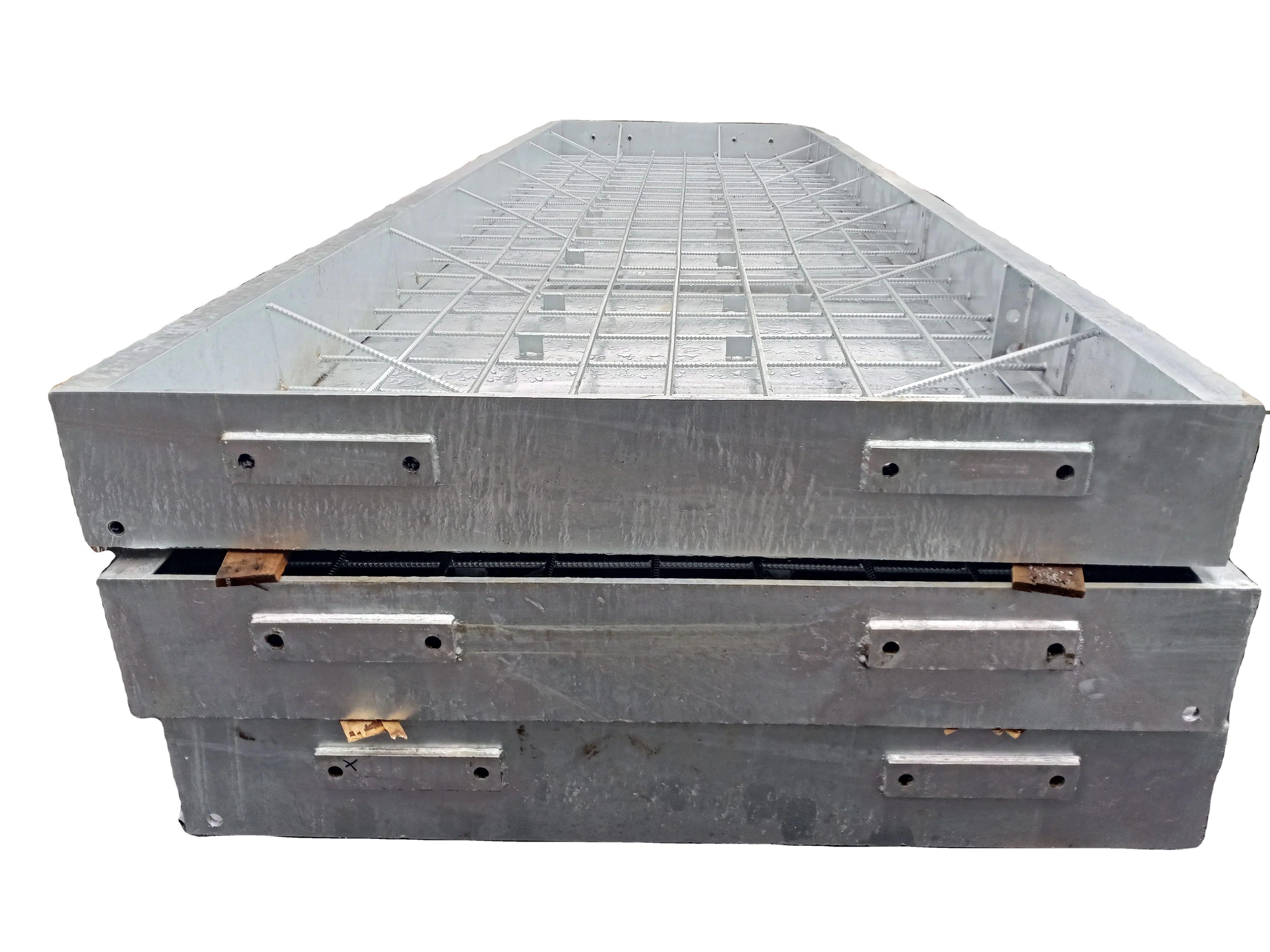 80t 3x18m Galvanized Concrete Heavy duty  Truck Scale Weighbridge Weighing Scale