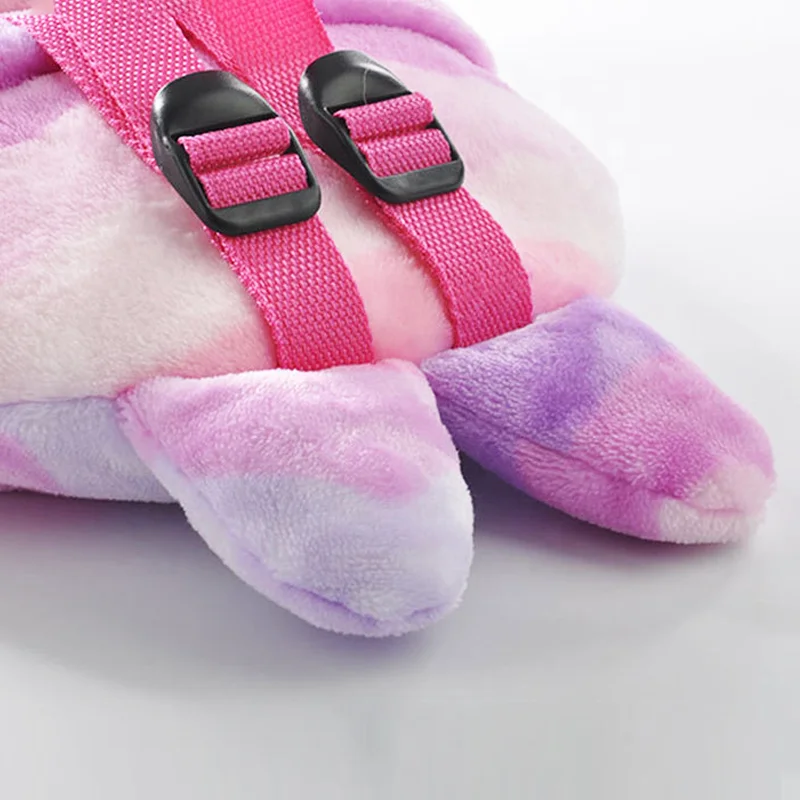 OEM супер мягкий 100% полиэстер фланелевый зимний дорожный плюшевый Детский рюкзак комплект одеял