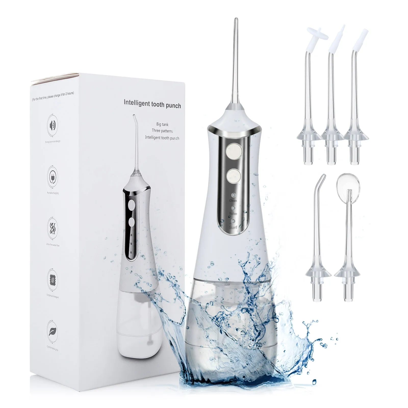  Dropshipping 2021 Portable Dental Irrigator Water Flosser Cordless Oral Rechargeable Supplies For