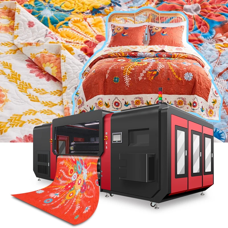 MT MTuTech High-end Industrial Direct to fabric cotton printing machine with 32pcs G5/ G6 Printhead