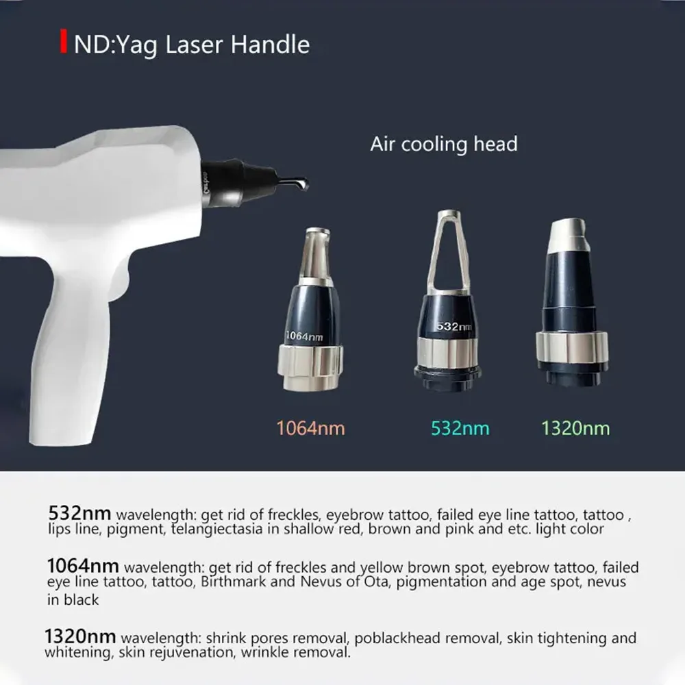 medical tattoo pigment removal machine  laser picosecond carbon laser peel whitening face nd yag laser pen