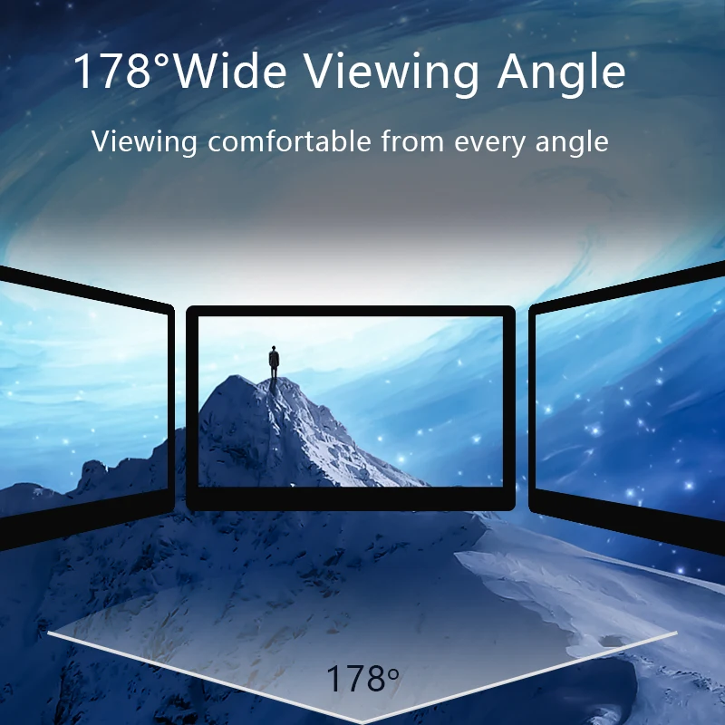 2022 NEW Wifi Wireless 1080P IPS Built-in 10000 mAh Battery 15.6 inch USB C portable monitor for android