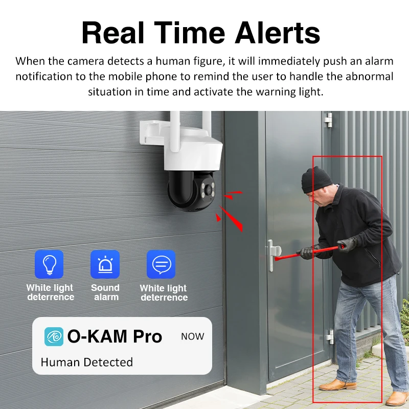 High Quality 3MP Resolution Two Way Talk WiFi Network Camera IP66 Waterproof Outdoor CCTV Camera