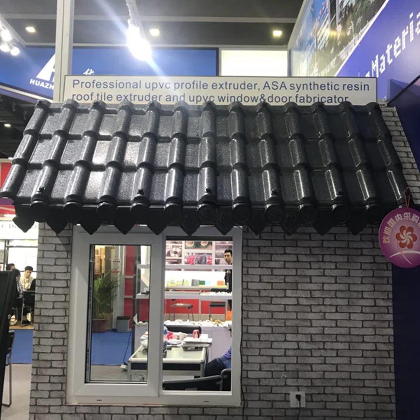 Glossy Surface 3mm Plastic Spanish ASA PVC Synthetic Resin Roof Tiles Sheets Compound Extrude Materials