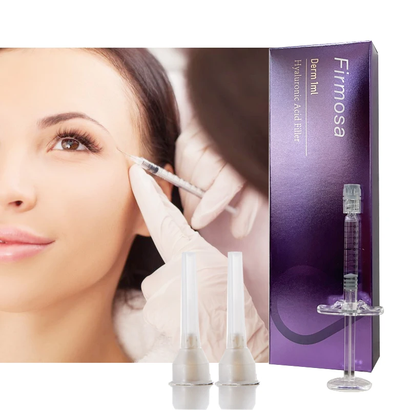 wholesale pure 1ml anti aging syringe collagen lip dermal filler needle injection cross linked hyaluronic acid korea ha