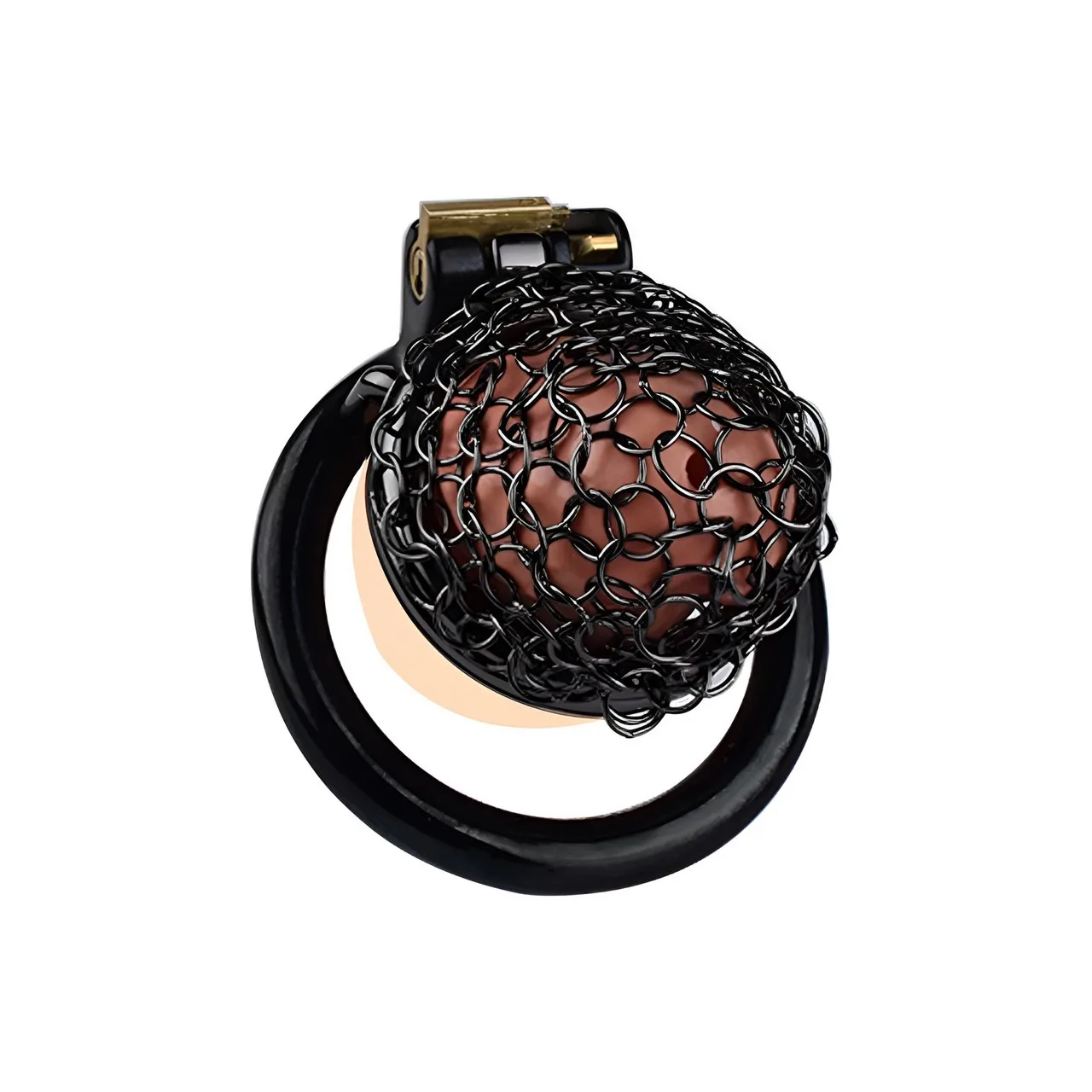 FRRK Metal Ventilate Chastity Cage for Male New Hollow Mesh Cock Lock  BDSM Device Adults Sex shop for adult