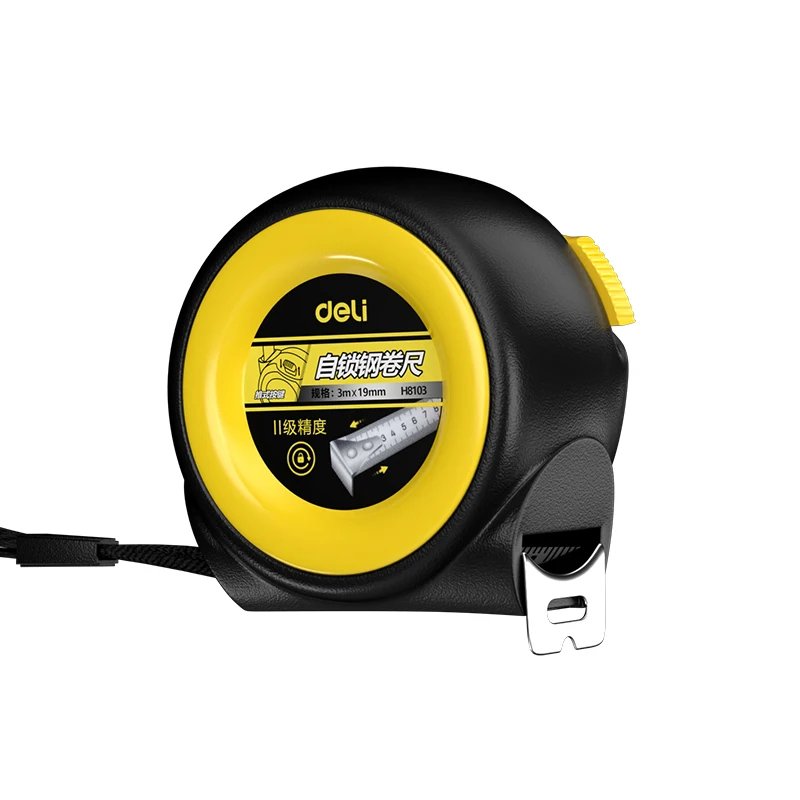 Fluorescent ruler with tape measure thickened super wear-resistant3m 5m 7.5m  steel tape measure first-class accuracy ruler