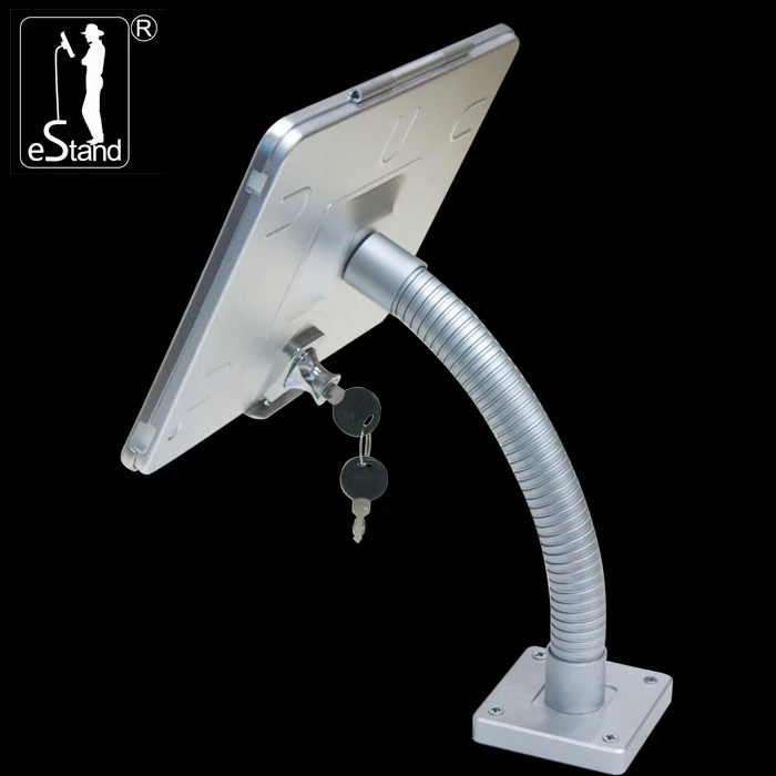 eStand 24007 Metal Restaurant Ordering POS Machine Tablet Stand Holder for iPad 10.2/10.5 Anti-theft Display