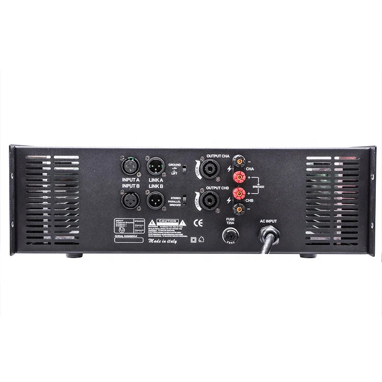 KA1500B 2*1300 Вт двухканальный 2U модуль усилителя высокой мощности для сабвуфера микшера