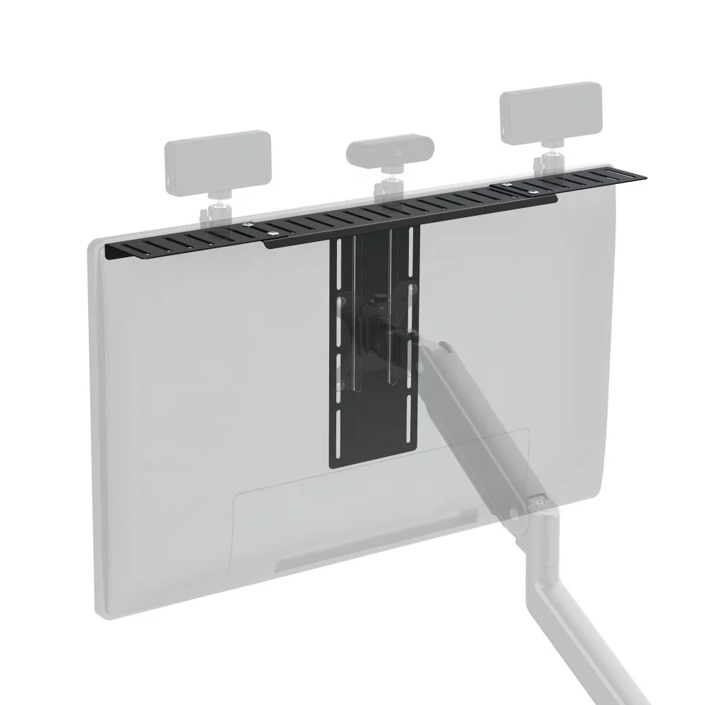 Height Adjustable Escritorio Gamers All-In-One Live Streaming VESA Compatible Device Shelf Camera Shelf for Monitor Arm