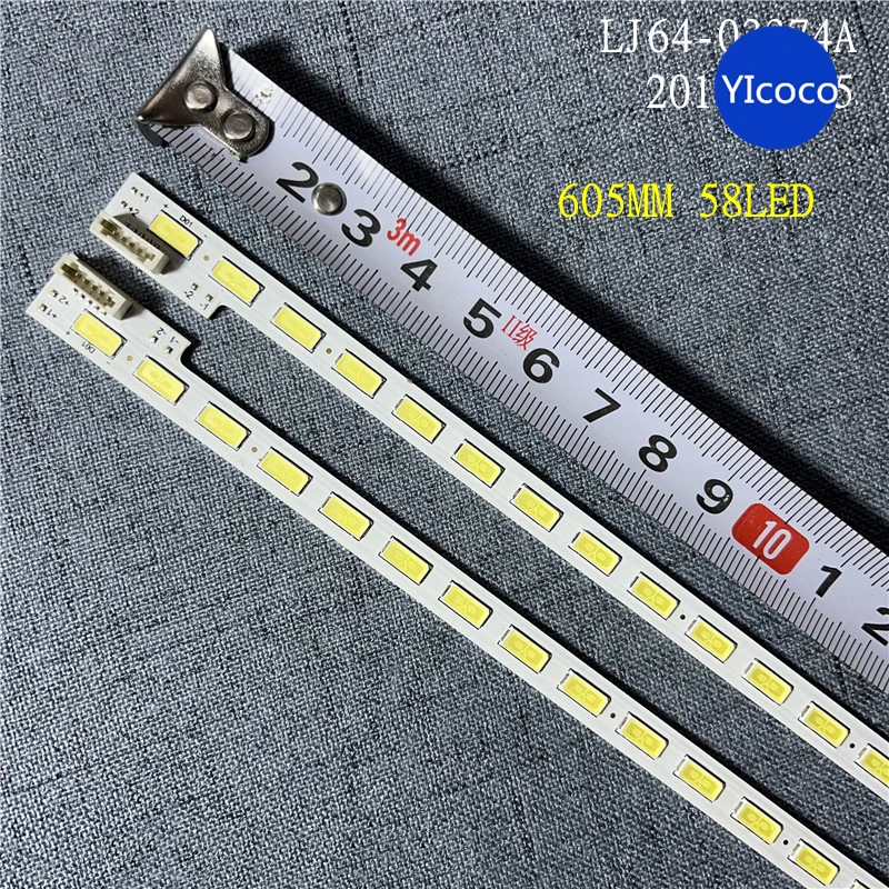 FOR Sony KDL-55HX750EX630 KLV-55EX630 KDL-55EX645 KDL-55HX750  LJ64-03374A SLED 2012SLS55 7030 58   3V  605MM  58LED 100%NEW L+R