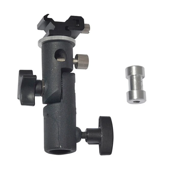 Flash Hot Shoe Umbrella Holder Mount Adapter Studio Light Type E Stand Bracket for Photo Studio Accessories