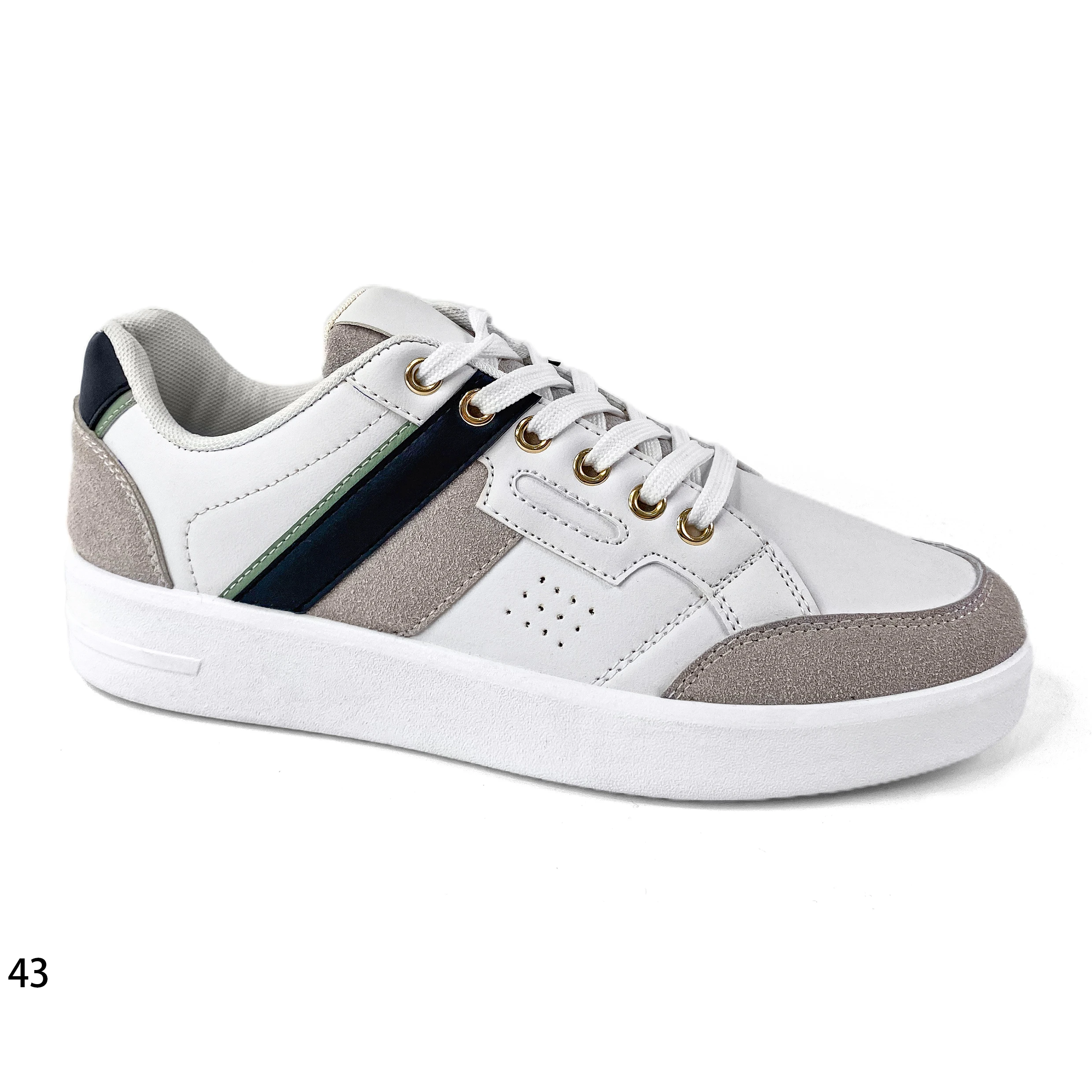 simple stylish flat men shoes  walking shoes round studs classical fashion for men sneaker