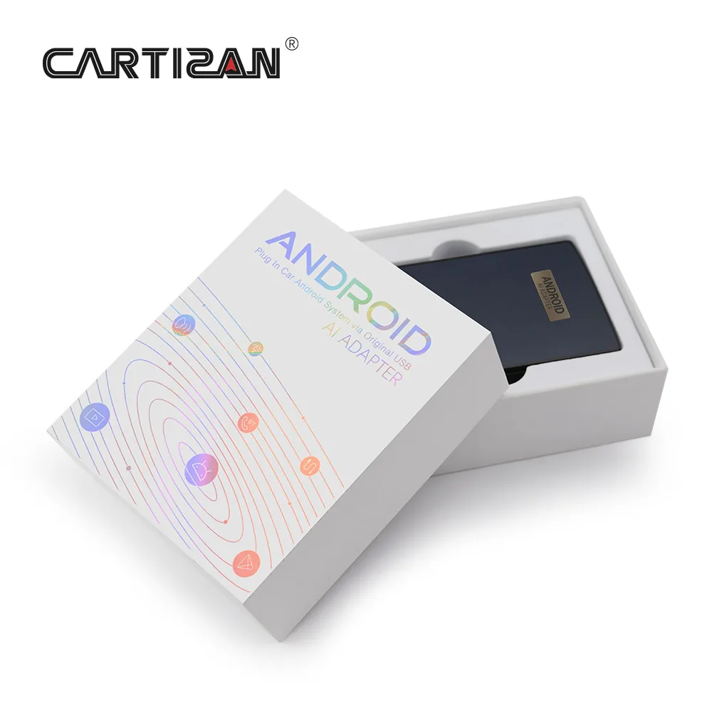 Carplay Mini android ai adapter Octa Core 4G+64G Wireless Android Auto Applepie Carplay AI Box Built-in GPS
