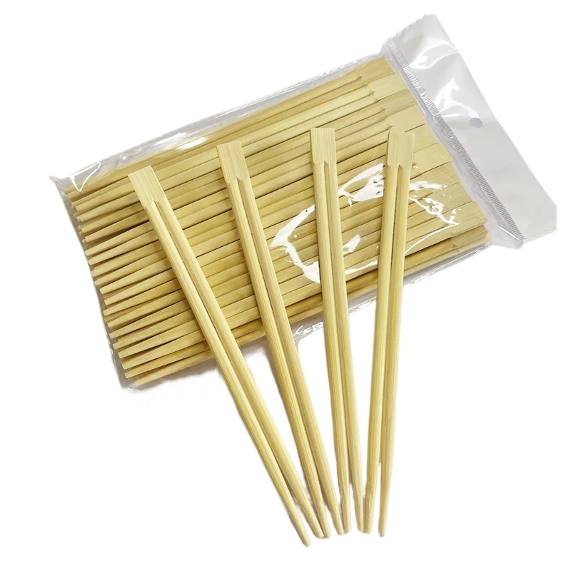 Bamboo Disposable Chopstick Natural With Custom Logo For Japanese Sushi  Used With Paper Cover