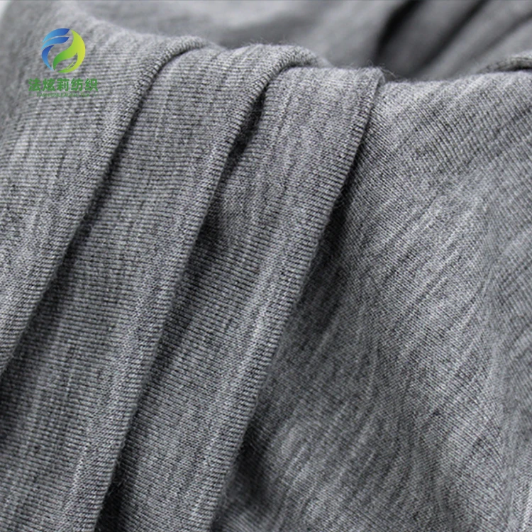 Eco-friendly  sustainable 170gsm  Lenzing Tencel 94%Modal 6%Spandex EcoVero Lyocell single jersey Knitted Fabric For T-shirt