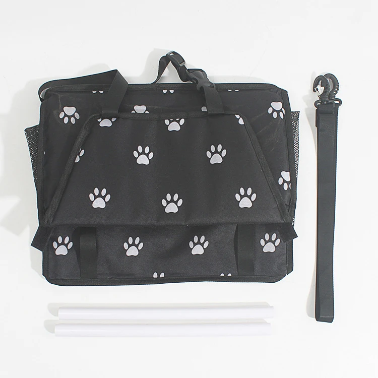 Luxury Custom Foldable Mesh Waterproof Oxford Anti-scratch Safety Belt Comfortable Dog Car Seat