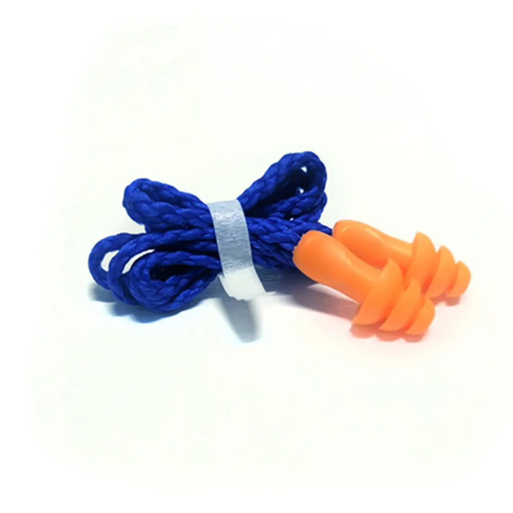 Cheap Ear Plug Safety Silicone Loop Earplugs for Aviation Noise Reduction Function in Case