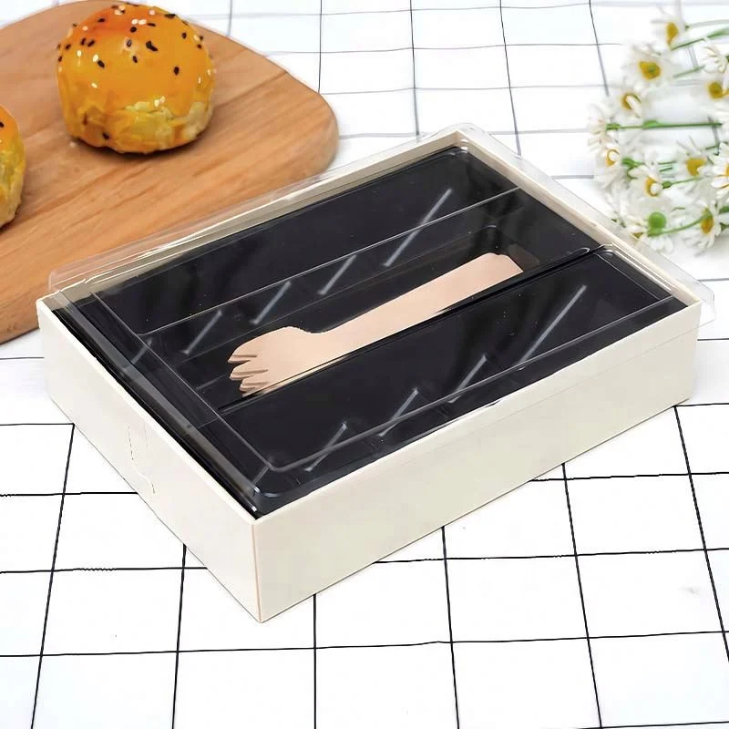 Компостируемый деревянный контейнер одноразовая деревянная упаковка Вегетарианская пищевая коробка