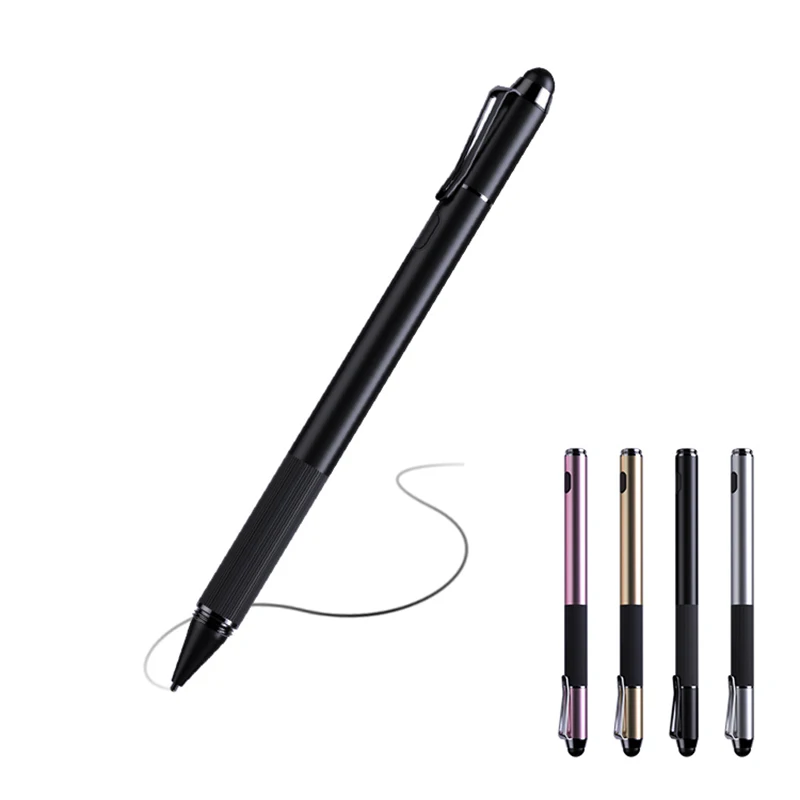 Active Stylus Pen for Touch Screen Rechargeable 1.45mm Fine Point Smart Pencil Digital Stylus Pen Compatible with iPad & Tablet