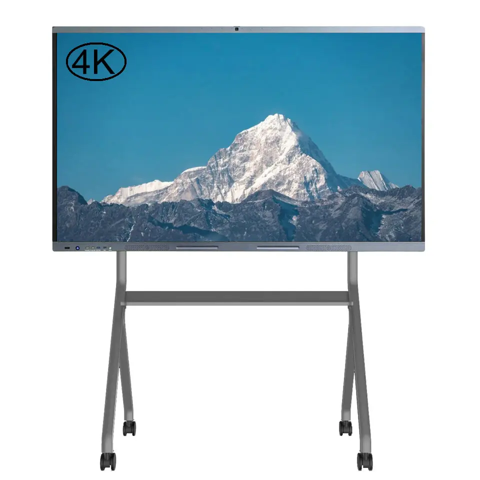 Teacher supplies classroom 43 inch interactive whiteboard smart board 4K hd touch screen interactive board