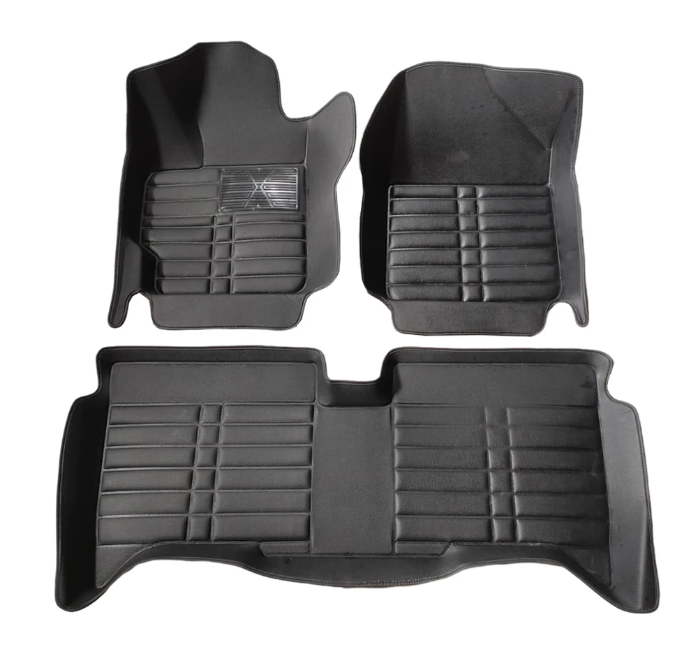 5D auto internal accessories leather Environmental protection foot mat ford ranger highlander floor mat car mat for prius 04-09