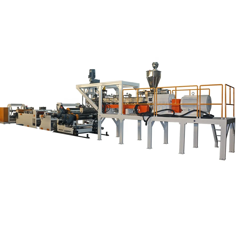 plastic sheet extrusion line pet pp sheet making machine sheet production for the vacuum forming machine