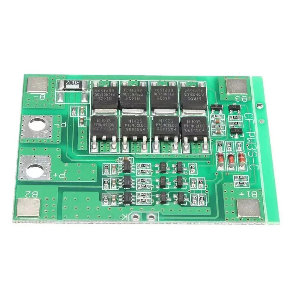 PW-3S-25A  BMS PCM With Balance For li-ion Lipo Battery Cell  3S 25A Li-ion 18650 Battery Protection Board Power Supply Module