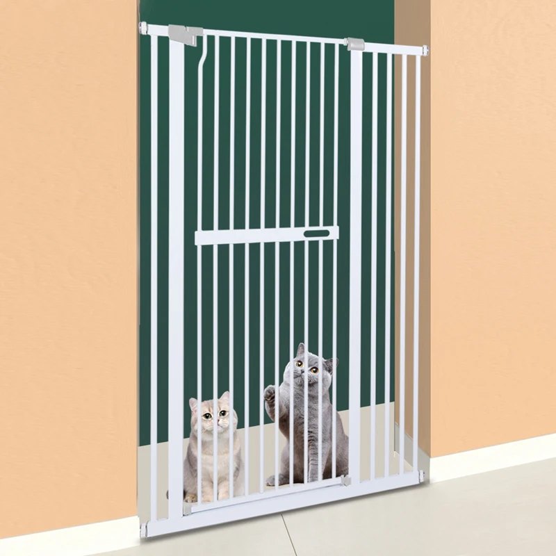 Extra Tall Auto Close Child Safety Gate for Stairs Pressure Mounted Pet Gate for Doorways Banisters for Dogs and Pets