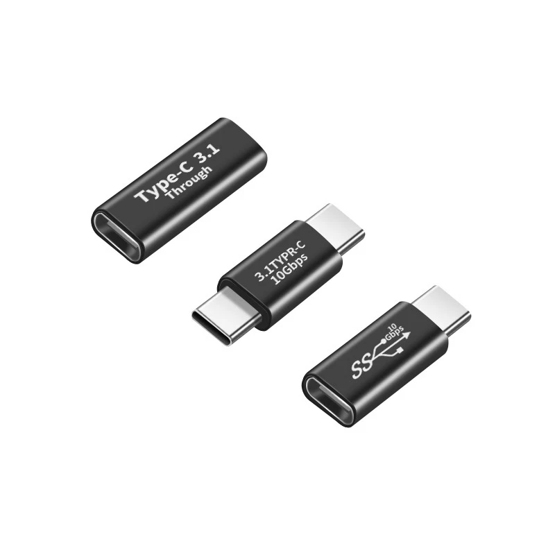  Мини USB Type-C USB-C Расширение муфта адаптер мужской/женский на обоих концах для подключения внешних устройств к/женский разъем штепсельные вилки до 10