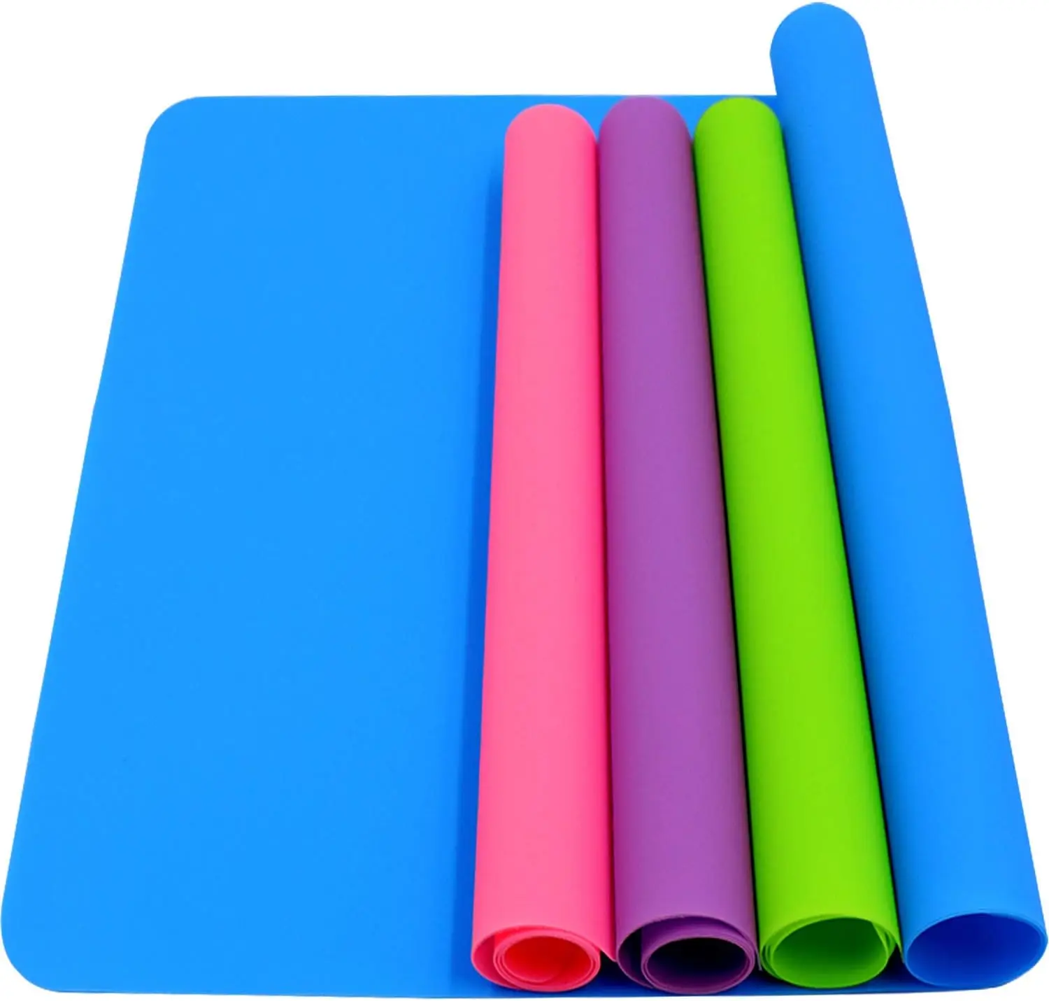 Custom Logo Printing Large Water-Proof Silicone Baking Durable Pastry Place Mat Table Non-Slip Kid Food Silicone Dining Placemat