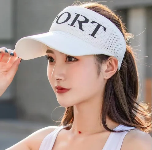 2022 Cheap promotion Spring Summer Unisex Outdoor Sport sun hat visor women empty top sun hat