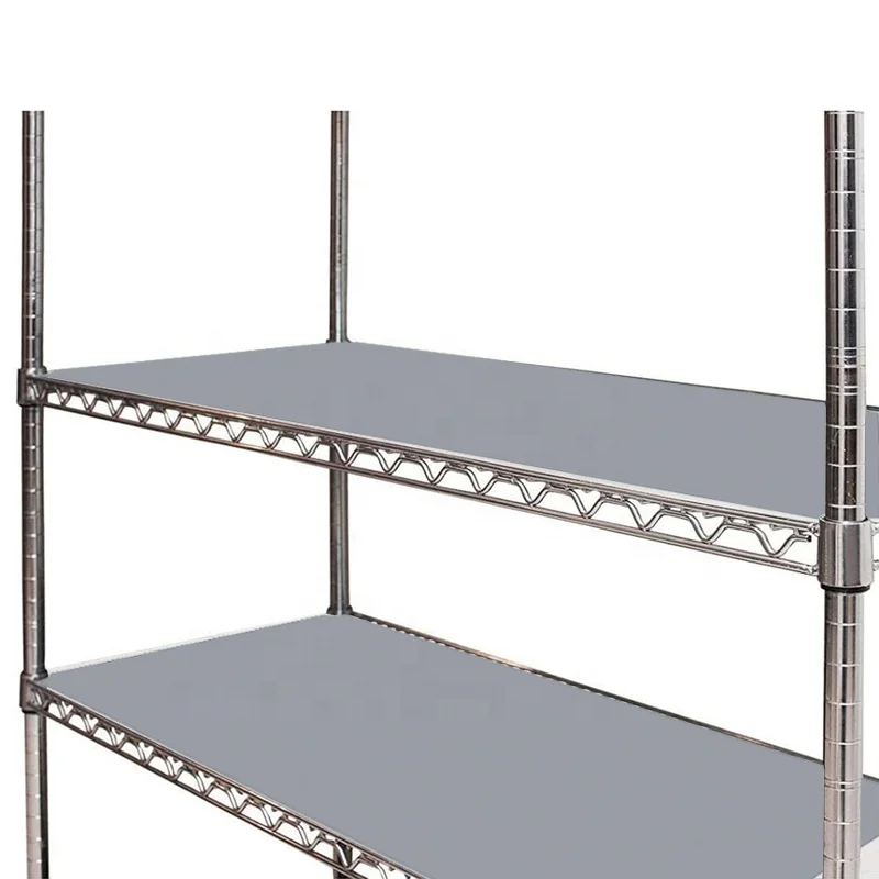 Wire Shelf Liner Heavy Duty Waterproof Non-Adhesive Industrial Strength Silicone Mats for Tier Shelving Unit