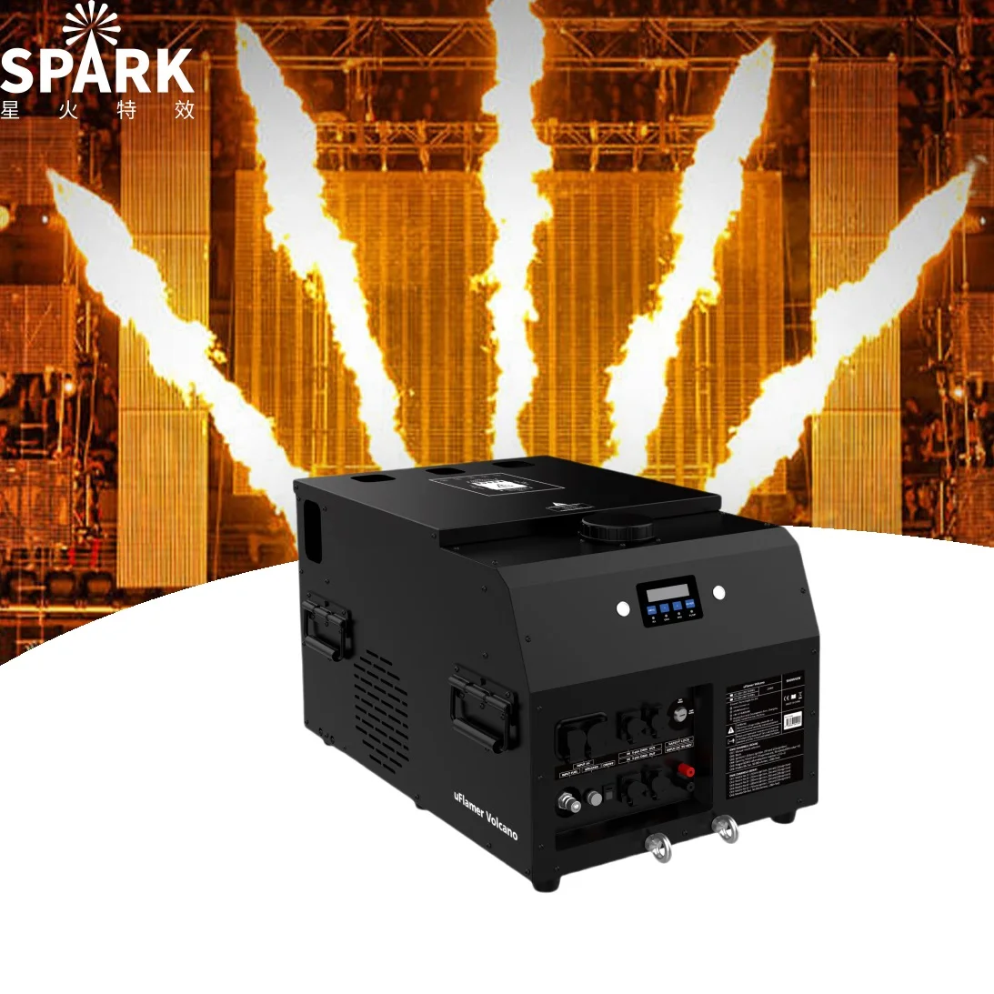 SP 2000W 5 head flame machine DMX512 Control Flame Machine for events
