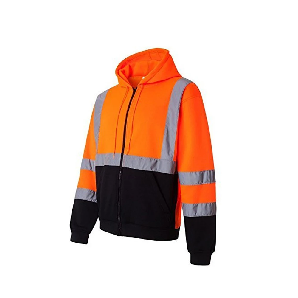 Светоотражающая Защитная футболка с капюшоном