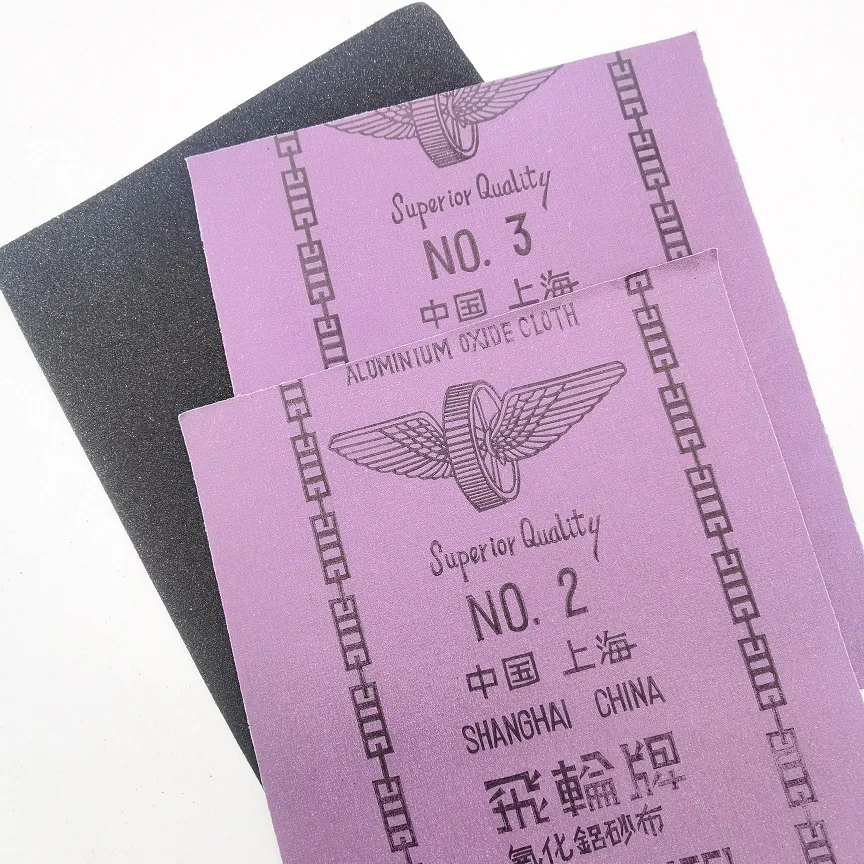 Factory Price Aluminum Oxide  9*11 Compact Coated Abrasive Latex Base Water Grit Cloth for Polishing