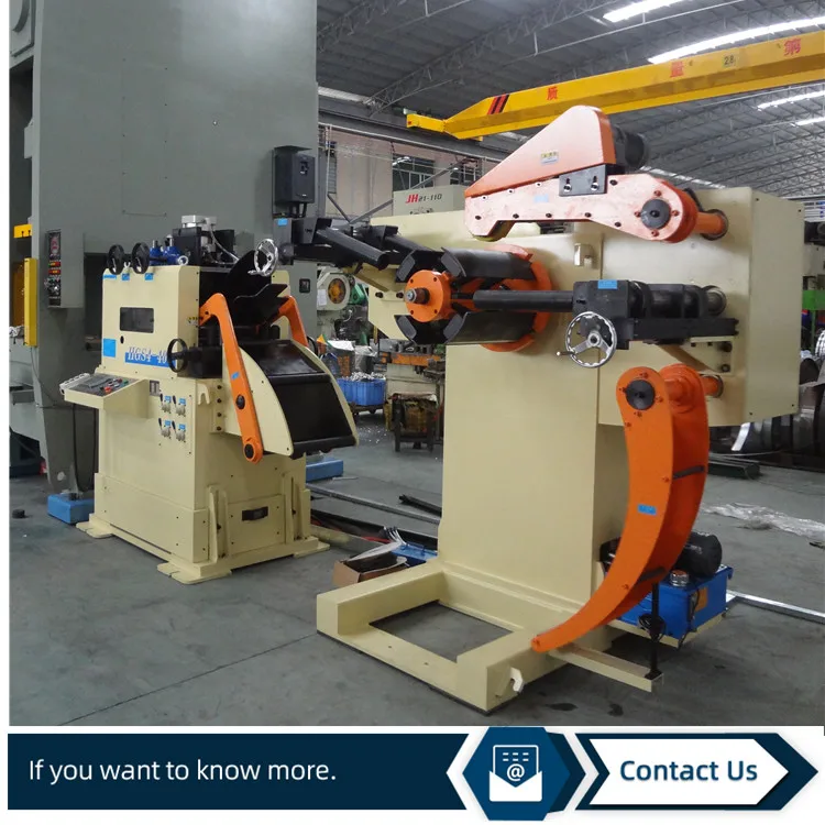 Yongheng Hydraulic HGS4-1000 Automatic Air Pressure Disc Brake Device Uncoilder NC Feeder Equipment Machine