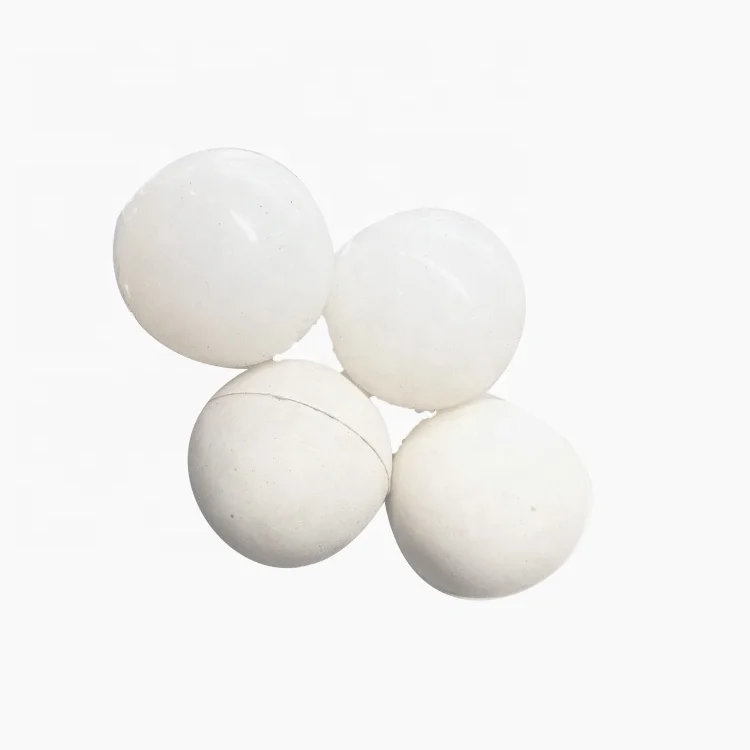 Round sieving machine solid rubber balls vibrating screen part