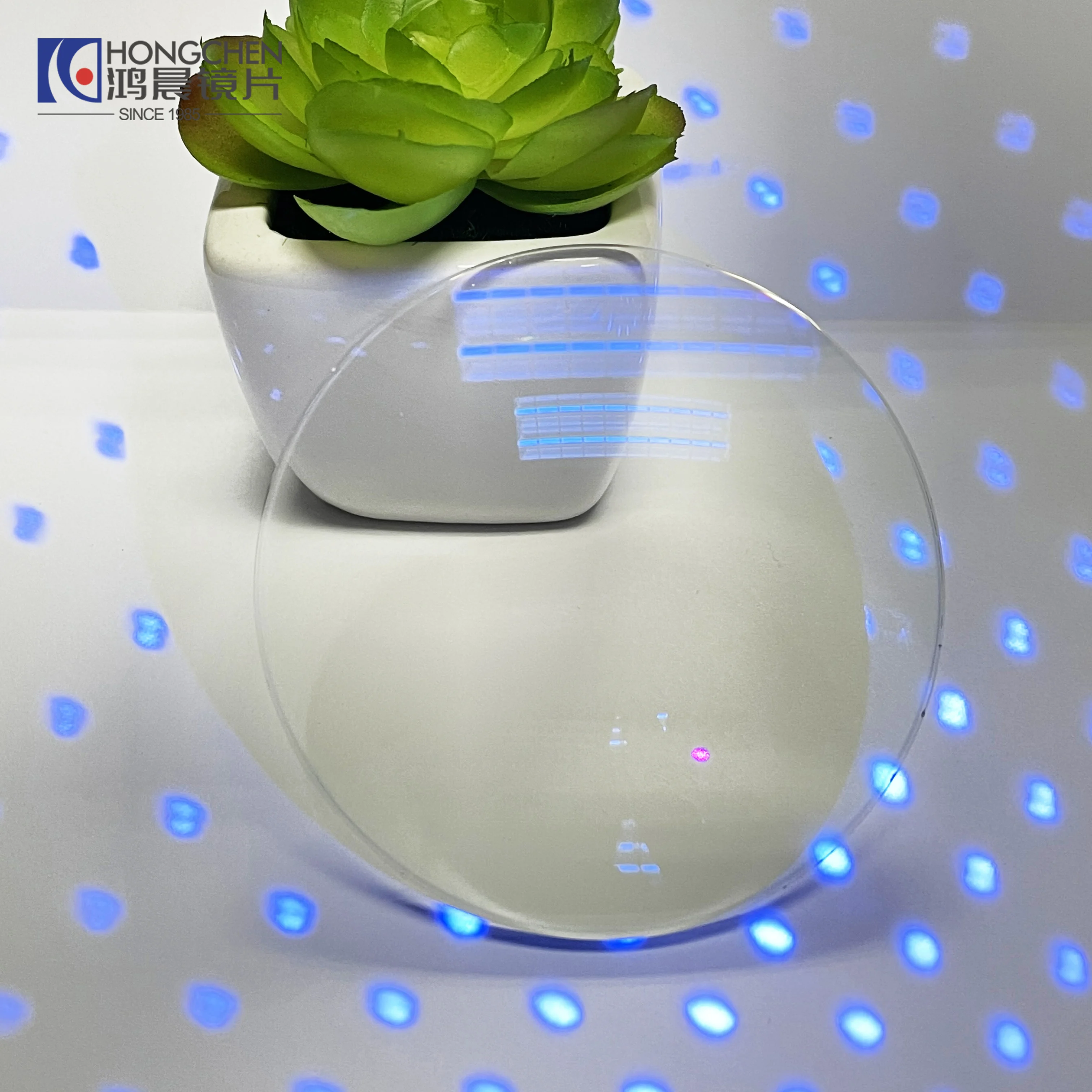 HONGCHEN RX Lab Service 1.56Index Prescriptions Freeform Green Coating Blue cut Progressive Optical Lens